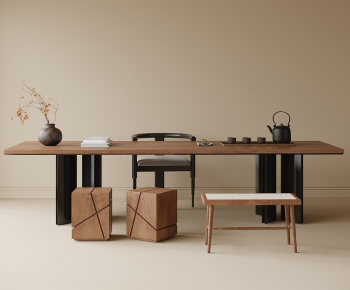 New Chinese Style Tea Tables And Chairs-ID:144682883