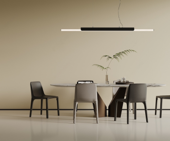 Modern Dining Table And Chairs-ID:440124035