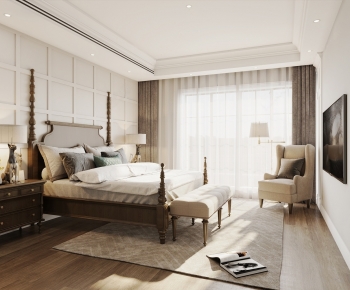 American Style Bedroom-ID:996634019