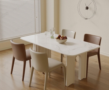 Modern Dining Table And Chairs-ID:911966096