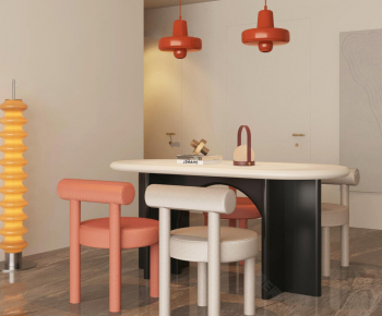 Modern Dining Table And Chairs-ID:548018934