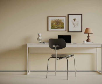 Modern Computer Desk And Chair-ID:534219747