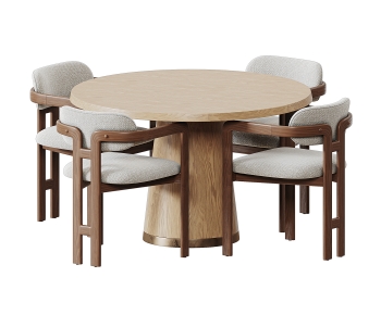 Modern Dining Table And Chairs-ID:461961034