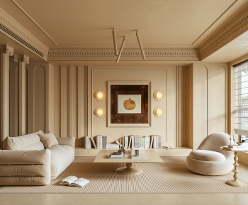 French Style A Living Room-ID:554060945