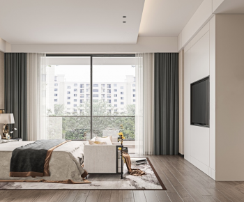 New Chinese Style Bedroom-ID:809716948