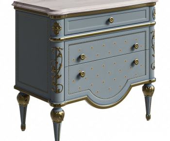 Simple European Style Bedside Cupboard-ID:878534088