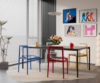 Modern Dining Table And Chairs-ID:277090153