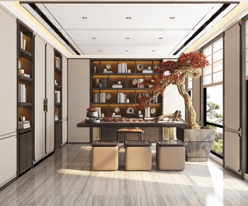 New Chinese Style Tea House-ID:754915004