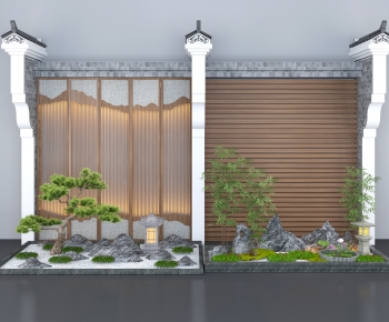 New Chinese Style Plant Landscaping-ID:381031041