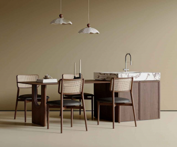 Modern Dining Table And Chairs-ID:881439924