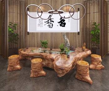 New Chinese Style Tea House-ID:750417957