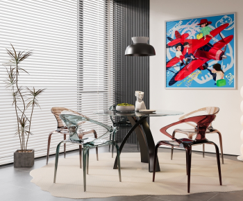 Modern Dining Table And Chairs-ID:659482966