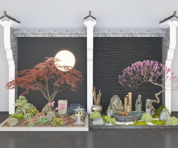 New Chinese Style Plant Landscaping-ID:972192059