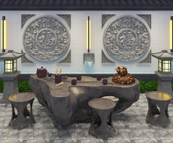New Chinese Style Tea House-ID:825180059
