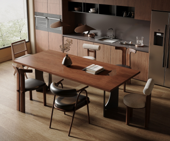 Modern Dining Table And Chairs-ID:411537895