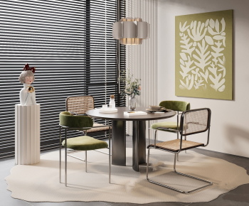 Modern Dining Table And Chairs-ID:737663037