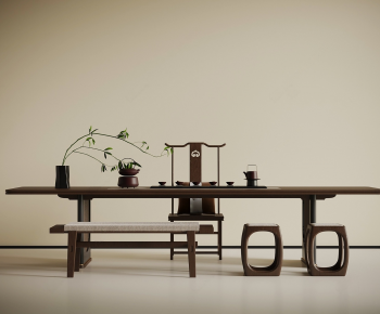 New Chinese Style Tea Tables And Chairs-ID:476464995