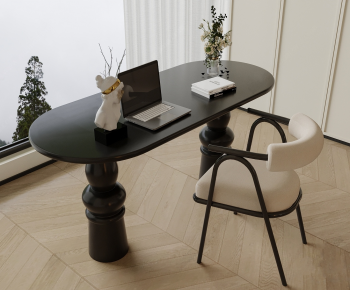 Modern Computer Desk And Chair-ID:191533097