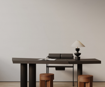 Modern Computer Desk And Chair-ID:233125932