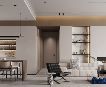 Modern A Living Room-ID:207720991