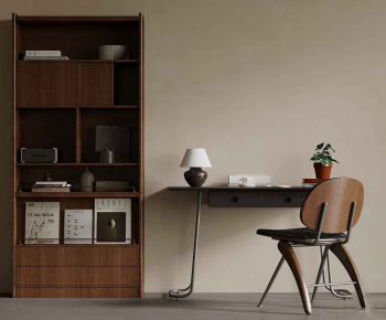 Modern Computer Desk And Chair-ID:582242979