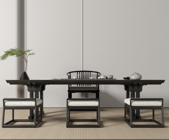 New Chinese Style Tea Tables And Chairs-ID:824294095