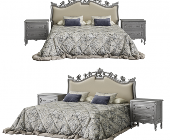 European Style Double Bed-ID:182568079