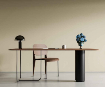 Modern Computer Desk And Chair-ID:108486895