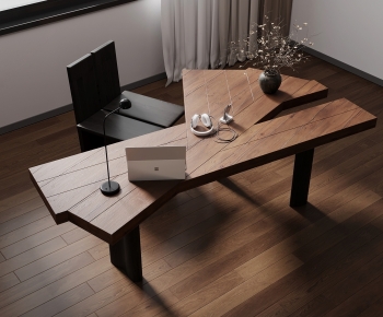 Modern Computer Desk And Chair-ID:535499103