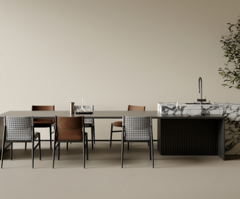 Modern Dining Table And Chairs-ID:613281018