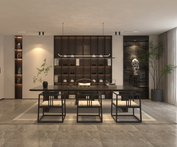 New Chinese Style Tea House-ID:423877006