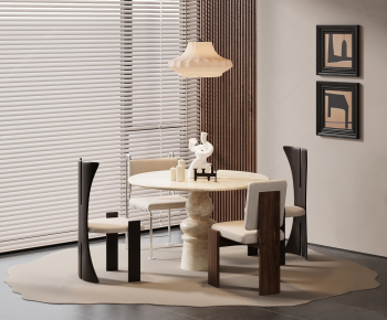 Modern Dining Table And Chairs-ID:372963911