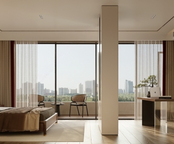 New Chinese Style Bedroom-ID:144323116