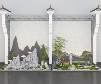 New Chinese Style Plant Landscaping-ID:441572908