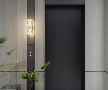 Modern Office Elevator Hall-ID:440627104