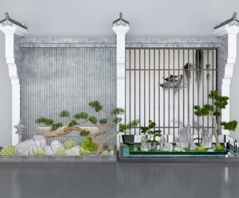 New Chinese Style Plant Landscaping-ID:316212894