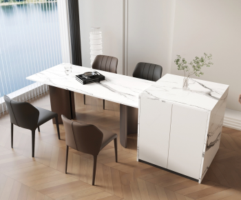 Modern Dining Table And Chairs-ID:364322907