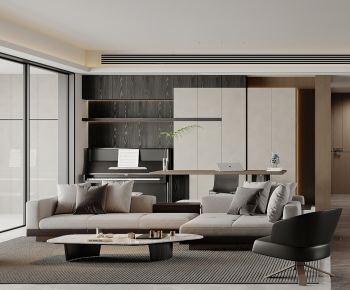 Modern A Living Room-ID:203718907