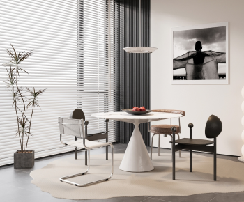 Modern Dining Table And Chairs-ID:646945952