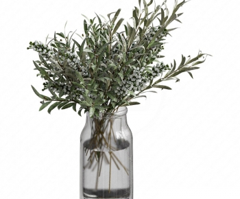 Modern Aquatic Green Plant-ID:690495013