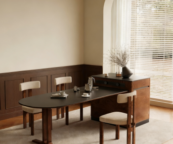 Modern Dining Table And Chairs-ID:824434046