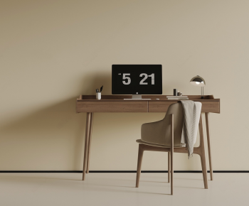 Modern Computer Desk And Chair-ID:939004905