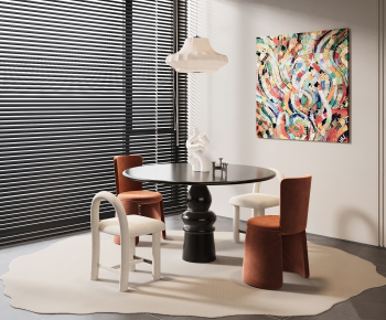 Modern Dining Table And Chairs-ID:255153896