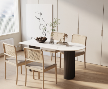 Modern Dining Table And Chairs-ID:177658088
