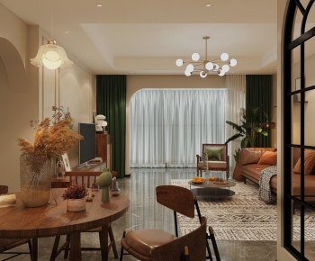 Nordic Style Dining Room-ID:675056934