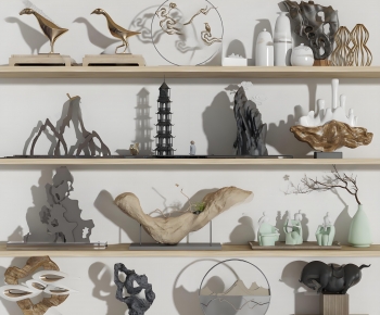 New Chinese Style Decorative Set-ID:587405929