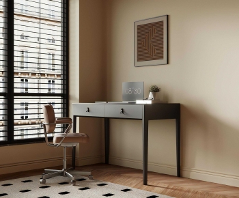 Modern Computer Desk And Chair-ID:920545104