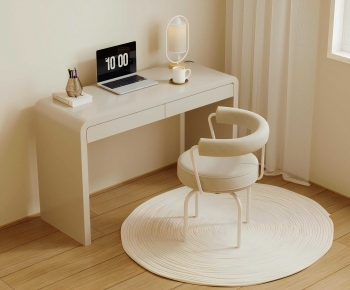 Modern Computer Desk And Chair-ID:233186016