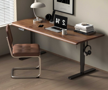 Modern Computer Desk And Chair-ID:949156056