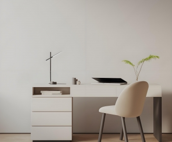 Modern Computer Desk And Chair-ID:301251894